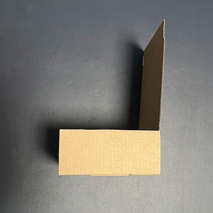 Erected and folded carton